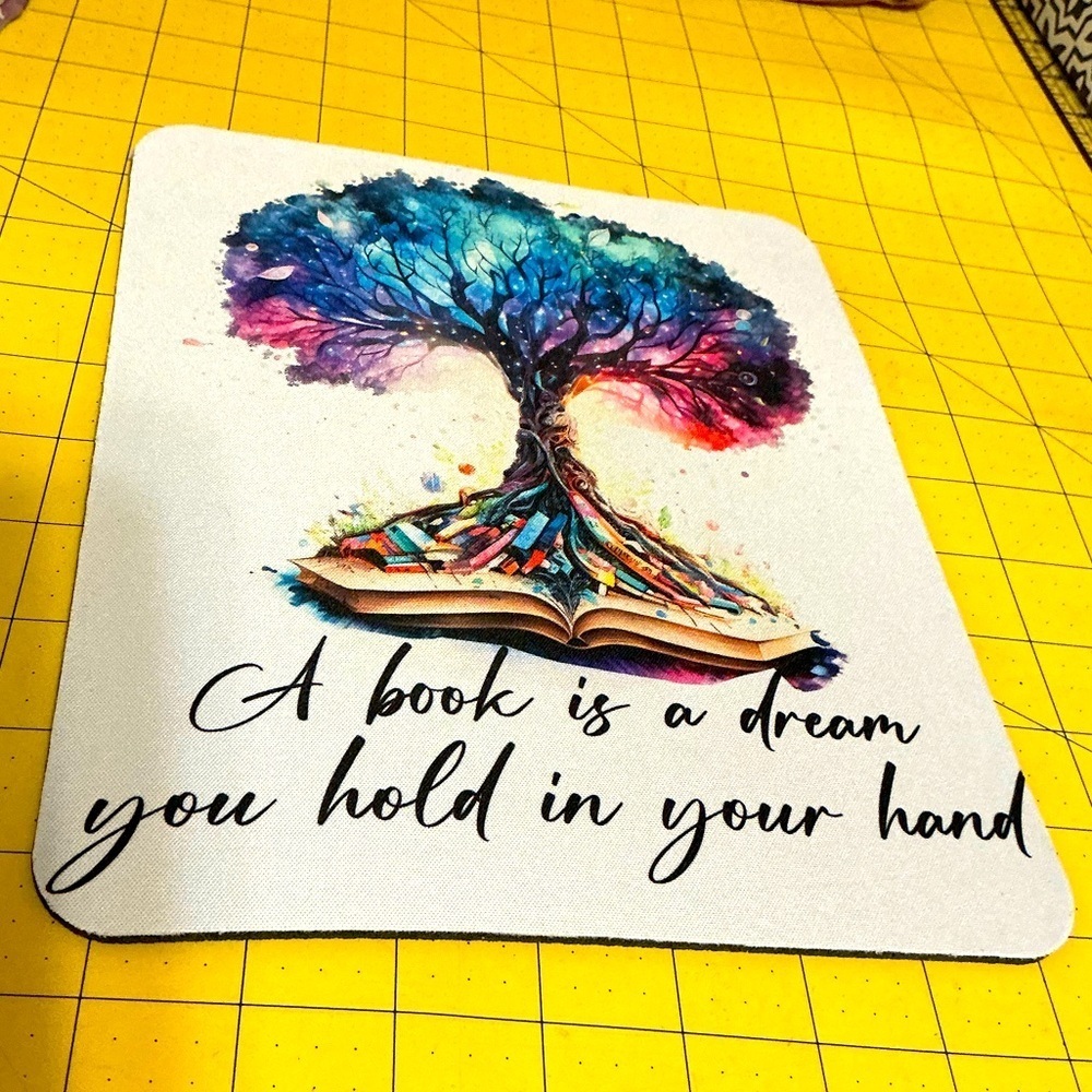 Hand pressed Sublimation Mouse Pad, Brand New!